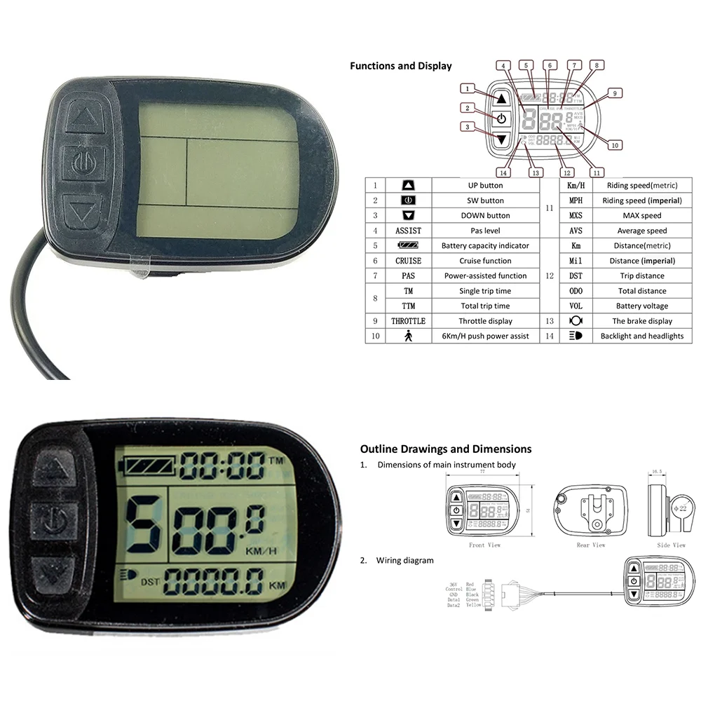 Schuck 48V500W KT LCD5 дисплей электрический велосипед комплект переднее колесо мотор 16to28inch 700c Электрический велосипед конверсионный комплект