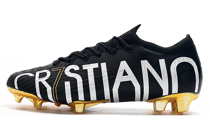 Популярная мужская обувь Vapors Fury VII XII Elite FG 12 Superfly VI 6 360 CR7 NJR низкая футбольная обувь Ronaldo Neymar для женщин и детей - Цвет: 4
