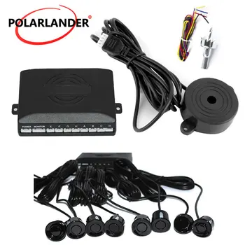 

Car parking sensor without display 8 sensors 44 color for option buzzer alarm Parktronic Reverse Radar Rear view PARK sensors