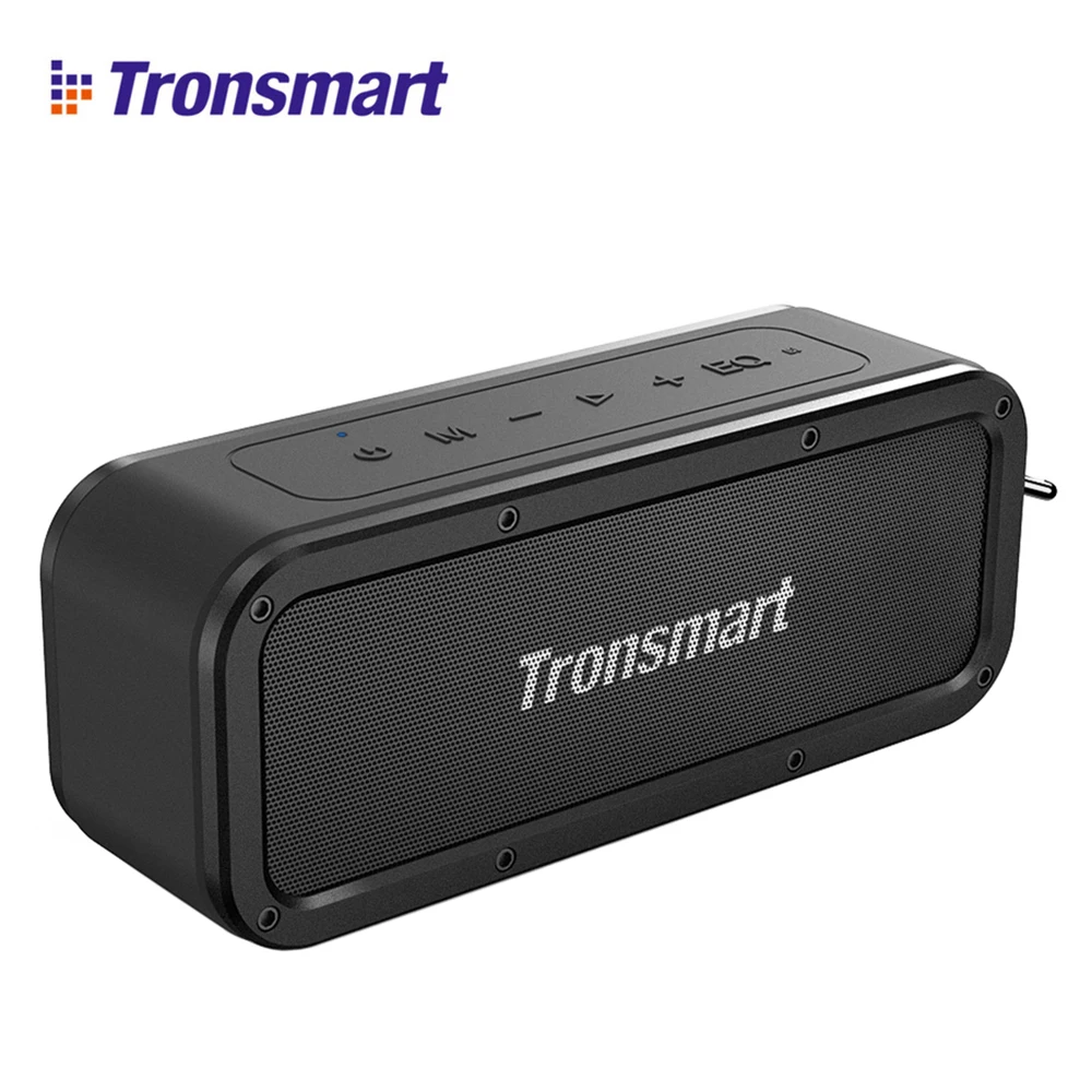 Tronsmart Element Force Bluetooth 5.0 Speaker Waterproof TWS Stereo Sound Wireless Speakers Support NFC/Voice Assistant/TF Card