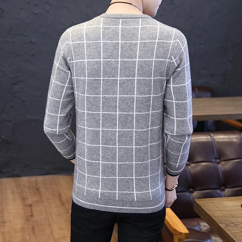 2019 New Winter Thick Warm Sweater Men Long Sleeve Slim Fit Hip Hop Pullover Men High Quality Men's Christmas Sweaters
