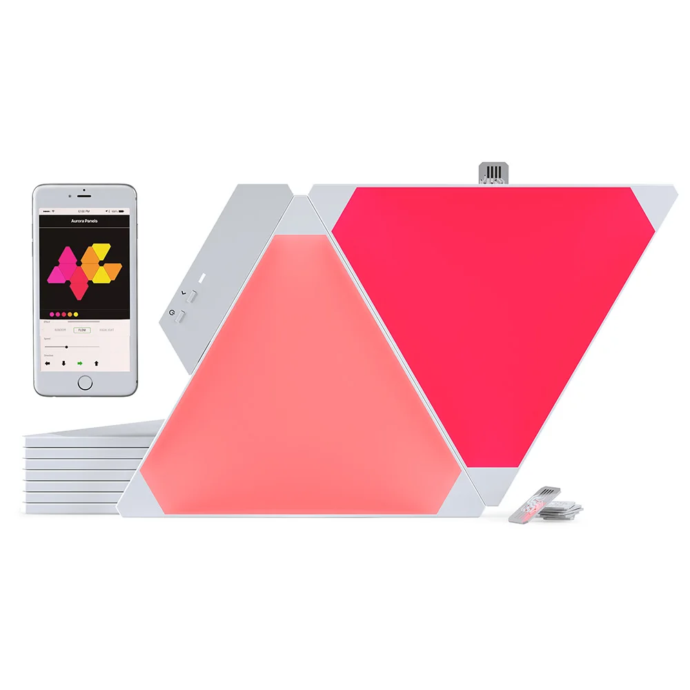 Xiaomi Nanoleaf Full Color Smart Odd Light Board Work with Mijia for Apple Homekit Google Home Led Wall Art 9pcs/1boxOriginal