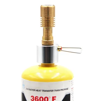 

Camping Hiking BBQ Picnic Gas Stove Propane Refill Adapter Tank Coupler Adaptor Gas Charging