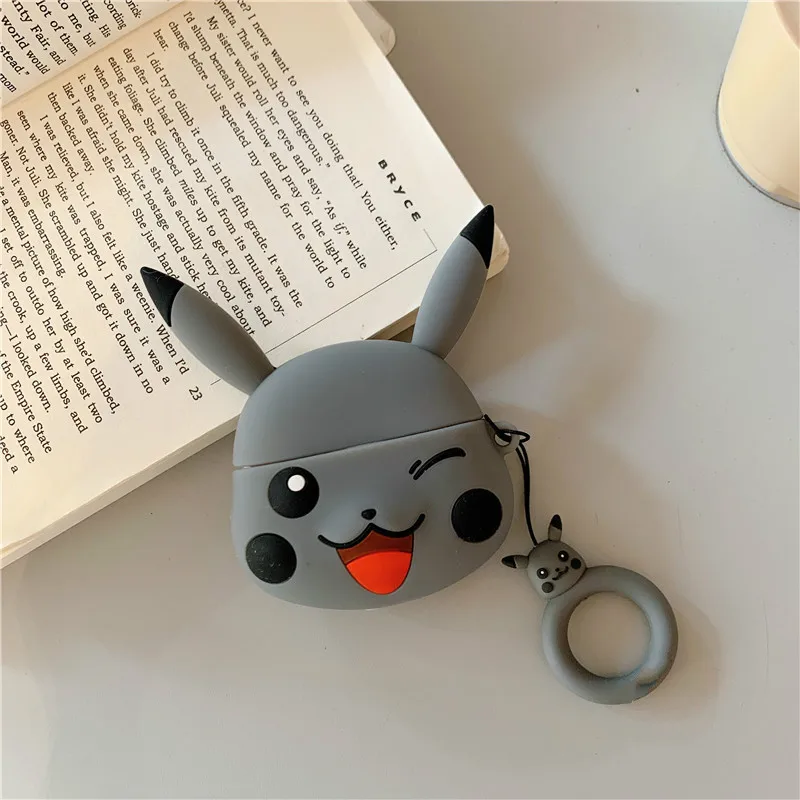 3D геймпад Мультфильм Bluetooth чехол для наушников для Airpods Pro милые аксессуары защитный чехол для Air Pods 3 силиконовый с кольцом - Цвет: Темно-серый