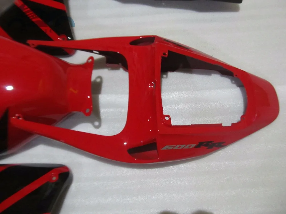 Пользовательский комплект обтекателя впрыска, пригодный для Honda CBR600RR 2005 2006 CBR 600 RR 05 06 Замена обтекателей наборы Красный Черный Запчасти JK06