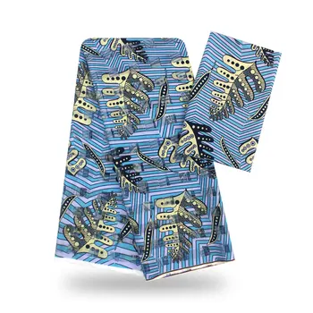 

New Arrival organza Fabric Blue organza lace fabric 3Yards organza+3Yards Ribbon material for Party Dress