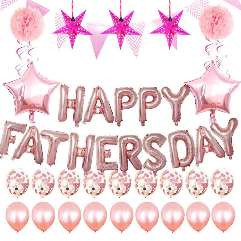 Счастливый День отца благодарения Father's Day атмосфера украшена 16 дюймов с алюминиевой пленкой шар костюм Father's Day воздушный шар