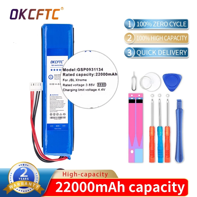 

OKCFTC Battery for JBL Speaker Flip3 Flip 4 XTREME Charge3 Charge 2 Plus Charge 2+ charge 3 2015 Xtreme 1 Speaker Batteries