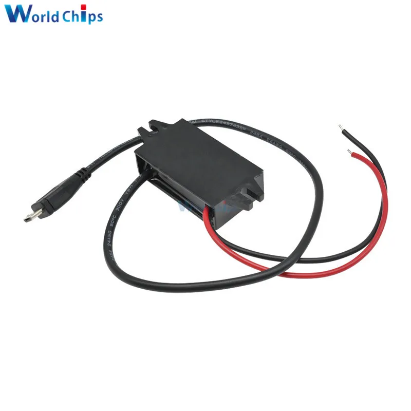 Адаптер питания для автомобиля с Micro USB на 5 В 3 А 15 Вт|12v to 5v|5v 12vstep down dc-dc |