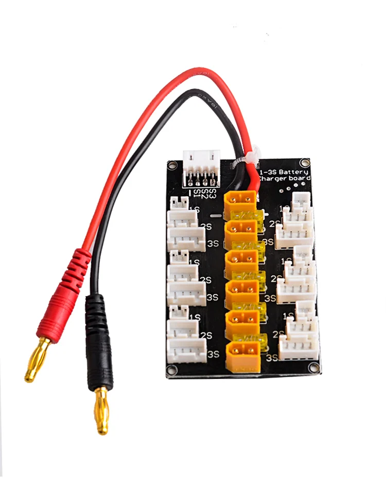 

1pcs HotRc High Quality XT30 1S-3S Plug Parallel Charging Board For IMAX B6 Charger for RC Helicopter Battery