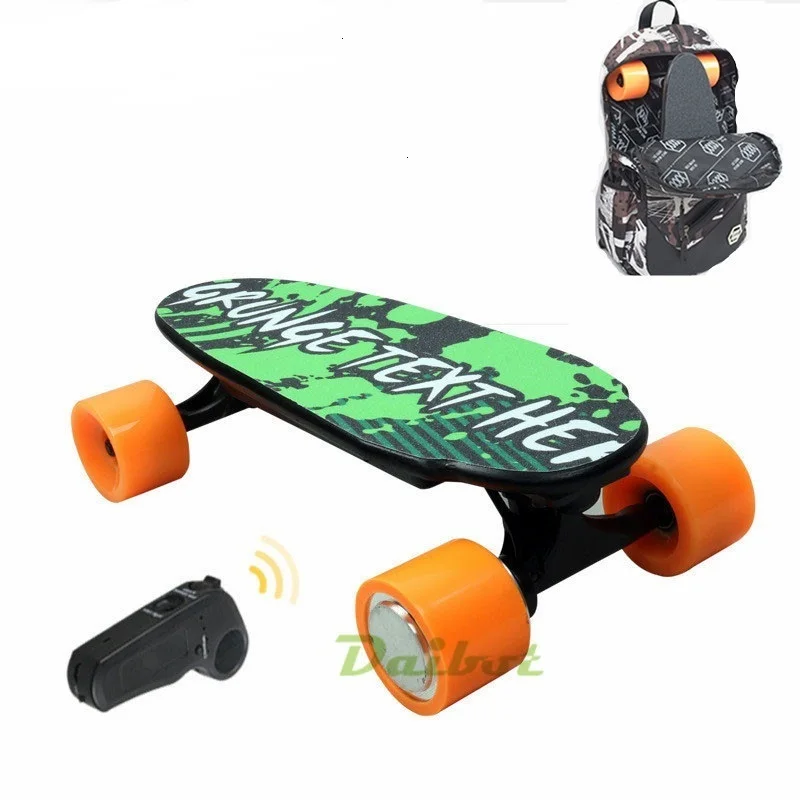 Daibot Adult Electric Scooter Four Wheel Electric Scooters 150W Hub Motor Wireless Bluetooth Remote Mini Longboard Skateboards   (10) - 