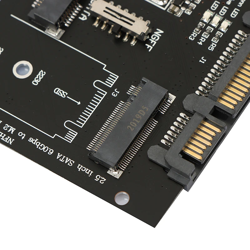 Adaptateur M.2 SATA Vers MSATA - Pour Monter Un SSD M.2 Sur Un Port MSATA D'Ordinateur