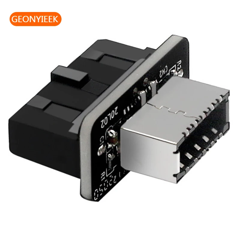 Переходник для материнской платы GEONYIEEK внутренний разъем USB 3 0 к 1/ Тип C передний