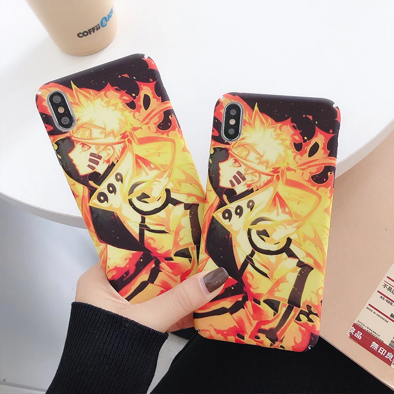 Цельнокроеный чехол для телефона Uzumaki Naruto iphone 11Pro MAX XS XR XSMAX 6 6s 7 8 plus полноразмерный