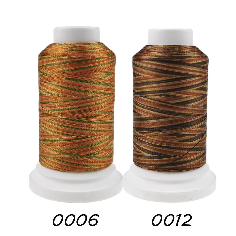Sanbest пестрые цвета полиэфирная нить для вышивки для машины 1000 м Швейные дома машины Заводской магазин
