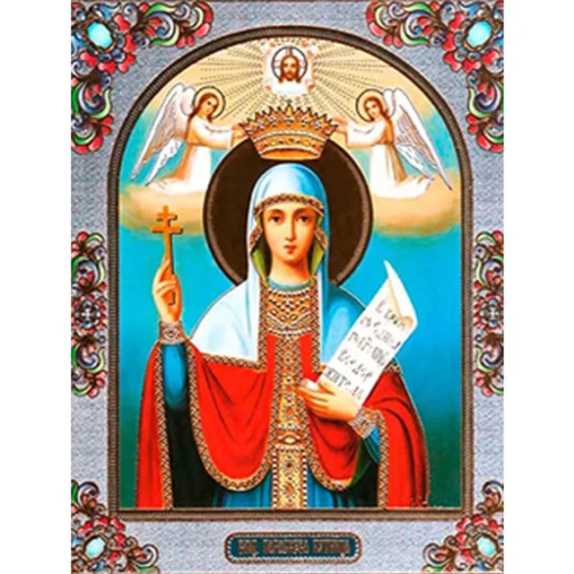 5D DIY Diamond Painting Full Square Scenery Rhinestones Pictures Embroidery Sale Landscape Madonna | Дом и сад