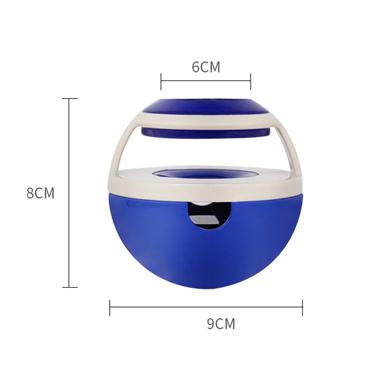 1pcs Pet Feeder Tumbler Shape Slow Down Eating Training Food Dispenser Toy TB Sale