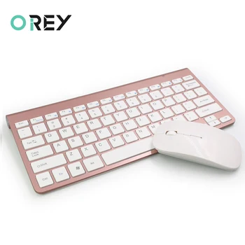 

2.4G Wireless Keyboard And Mouse Multimedia Mini Keyboard PC Gaming Mouse For Macbook Laptop Computer Mice Notebook Keypad Mouse