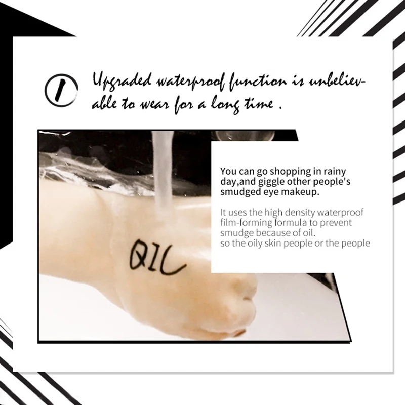 Быстросохнущая черная жидкая Водостойкая Подводка для глаз Liquid Make Up Eye Liner