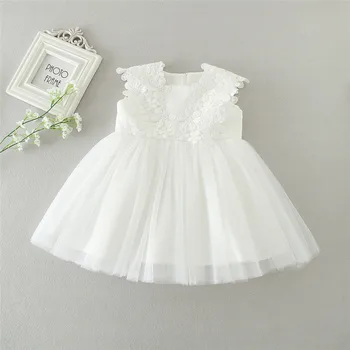 

Newborn Girl Baby Dress Summer Flower Baptism Dress Christening Infant 1 Year Birthday Dresses Wedding Party Easter