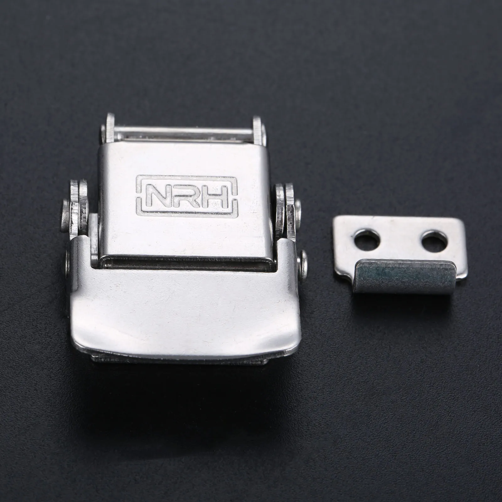 

1Pc Stainless Steel Lock Suitcases Wooden Box Toggle Latch Buckle Clasp Industrial Bags Hasp Box Buckle Luggage Hardware 46*27mm