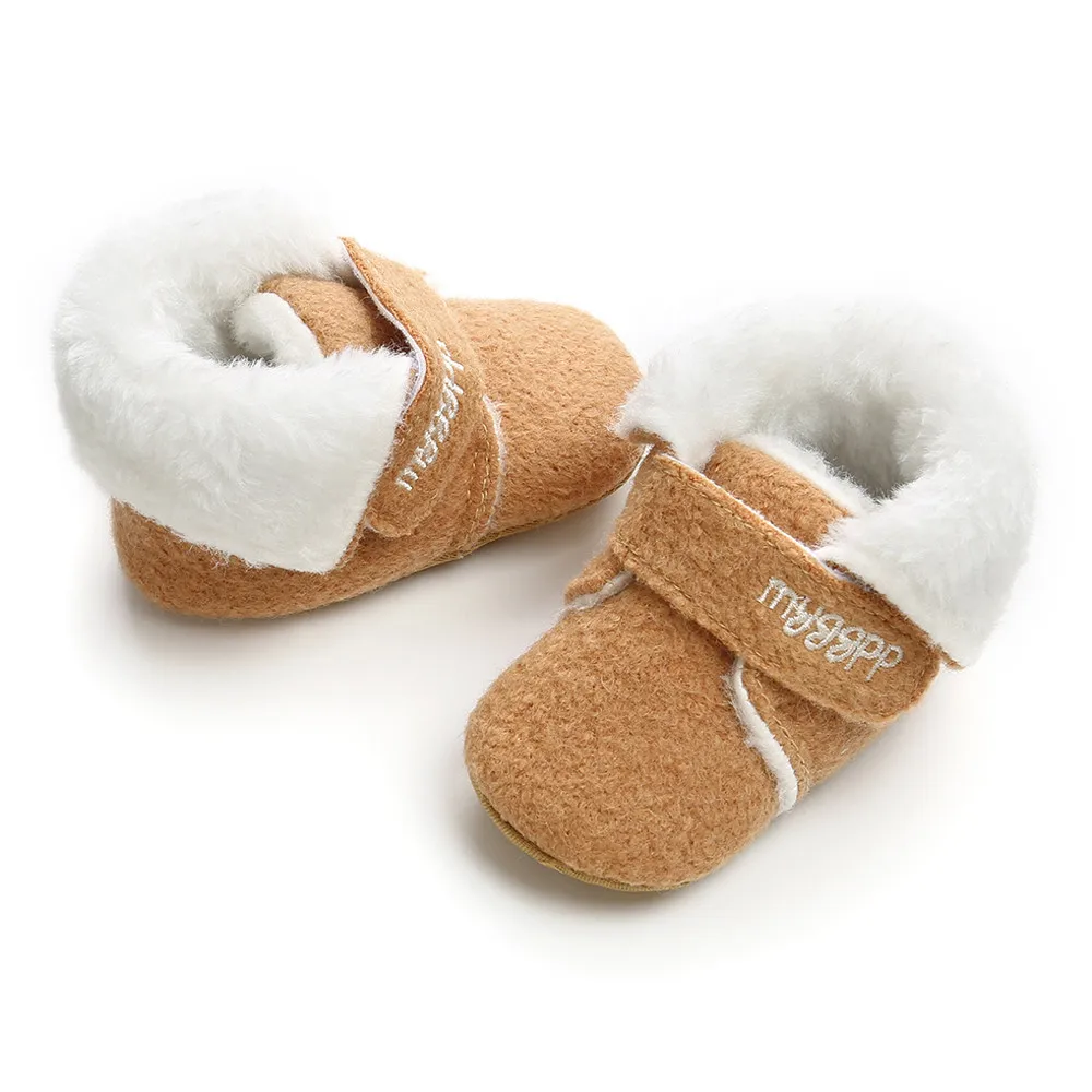 Newborn Baby Girl Boys Cute Cotton Shoes Fashion Toddler First Walkers Kid Shoes Hook& Loop Baby Shoes Newborn Hot Sale