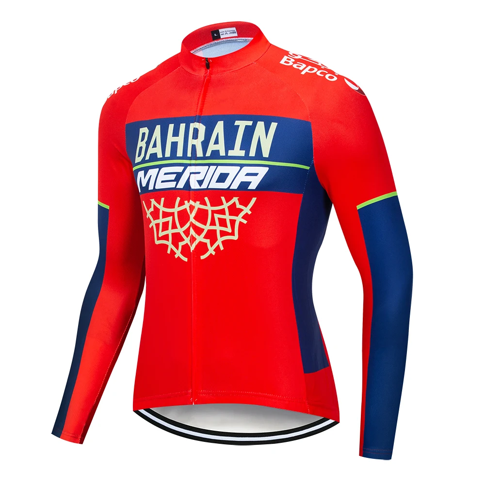 Long jersey Осень Велоспорт Джерси с длинным рукавом костюм Mtb Одежда велокостюм из флиса велосипедный комплект Майо Roupa Ropa De Ciclismo Hombre - Цвет: Long jersey