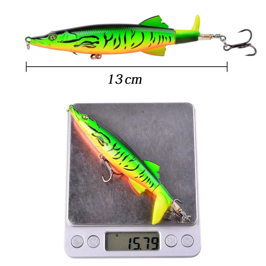 1 шт. Whopper Plopper 13 см 16 г Поппер приманка Topwater плавающая искусственная жесткая приманка-воблер вращающийся хвост рыболовные снасти