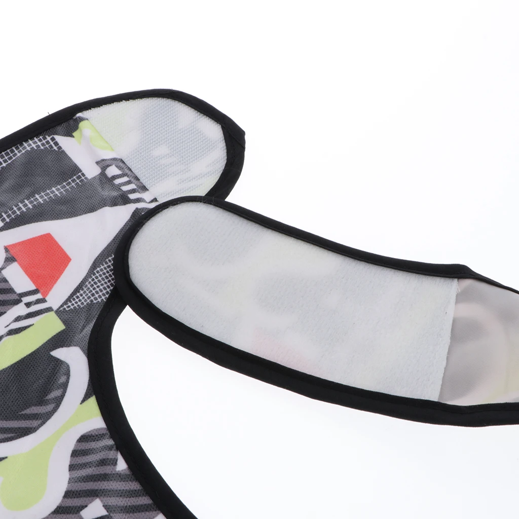 Anti-oil Large Adult Bib Clothes Protector Waterproof with Food Catcher Pocket Wipe Clean for Home Hospital Patient Elderly Use