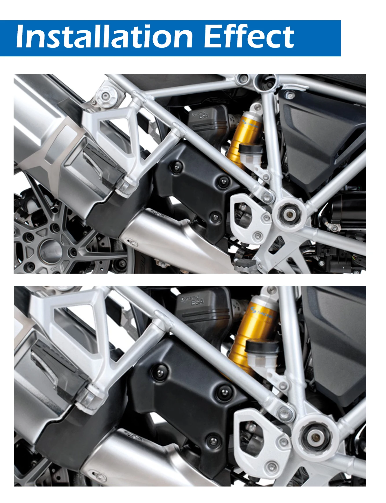 Для BMW R1200GS R1250GS LC Adventure мотоциклетная защита Верхняя Рамка заполненная средняя боковая панель для BMW GS 1200 1250 GS Adv