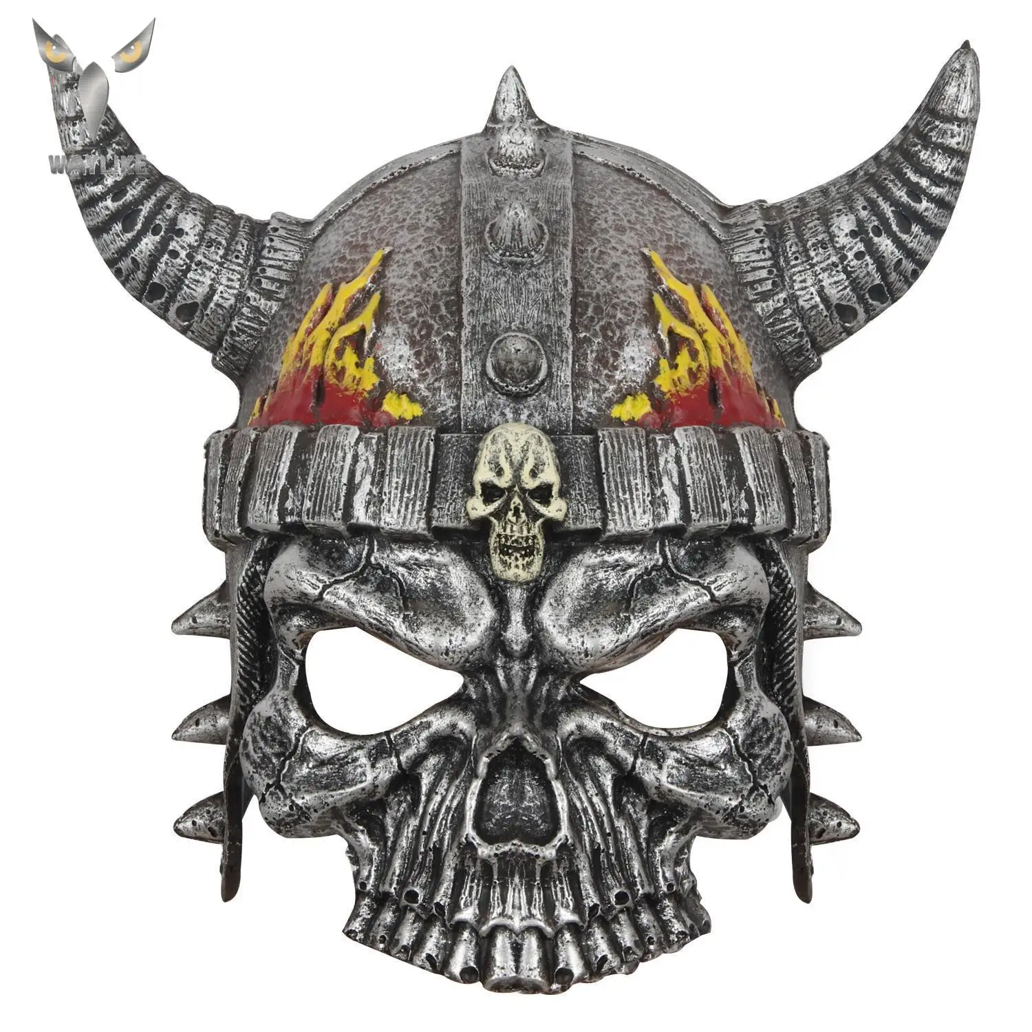 Waylike Хэллоуин настоящий костюм для взрослой вечеринки Ретро маска ужаса эва