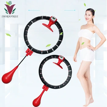 

Magic Hoop Thin Waist Loss Weights Intelligent Counting Smart Sport Fitness Never Falling Hoop Massage special Hoops