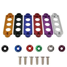 Автомобильное гоночное Крепление аккумулятора фиксирующий Кронштейн Автомобильный модифицированный алюминиевый аккумулятор стойка Пряжка анодированная для JDM автомобильный аксессуар dfdf