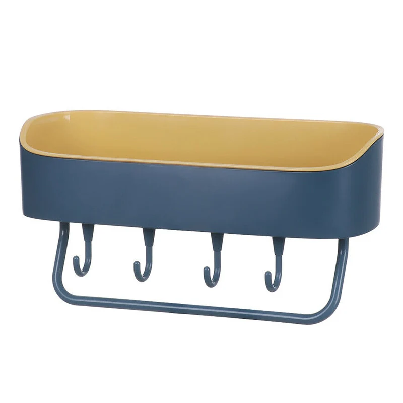 HOT Bathroom Shelf Storage Rack Organizer Shower Gel Shampoo Holder Home Decor Drain Rack TI99