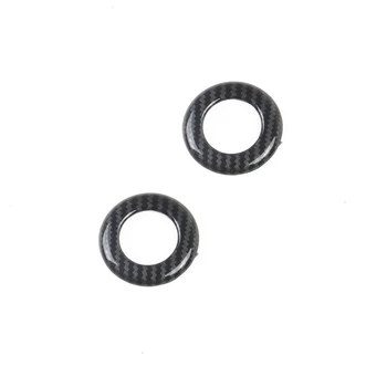 

2PCS Car Styling ABS Interior Rear Roof Reading Light Lamp Ring Cover Trim Accessories for Dodge Challenger 2015-2019 Car Parts