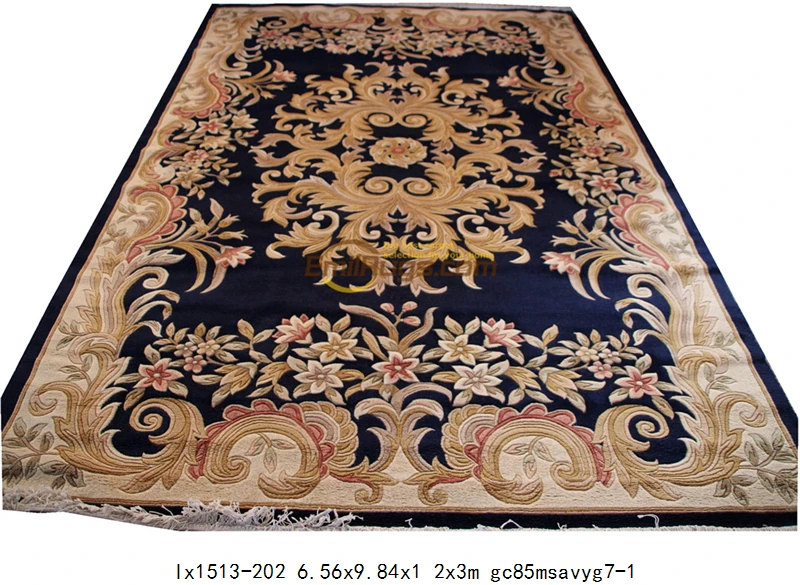 lx1513-202 6.56x9.84 Вискоза французский ковер о ручной узлом толстые плюшевые французский коврик «савонри» ковер Сделано на заказ 6,56 'X 9,84' lx1513 202 gc85savyg28 - Цвет: lx1513-202 6.56x9.84