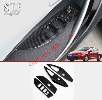 

Carbon Fiber Style Interior Door Window Armrest Cover Switch Panel Trim Molding Garnish For Toyota Corolla E210 Sedan 2019 2020