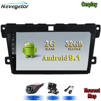 

9‘’ Car Multimedia Player Android 9.1 For MAZDA CX-7 CX7 CX 7 2008 2009-2015 Wifi GPS Bluetooth Radio Stereo audio media