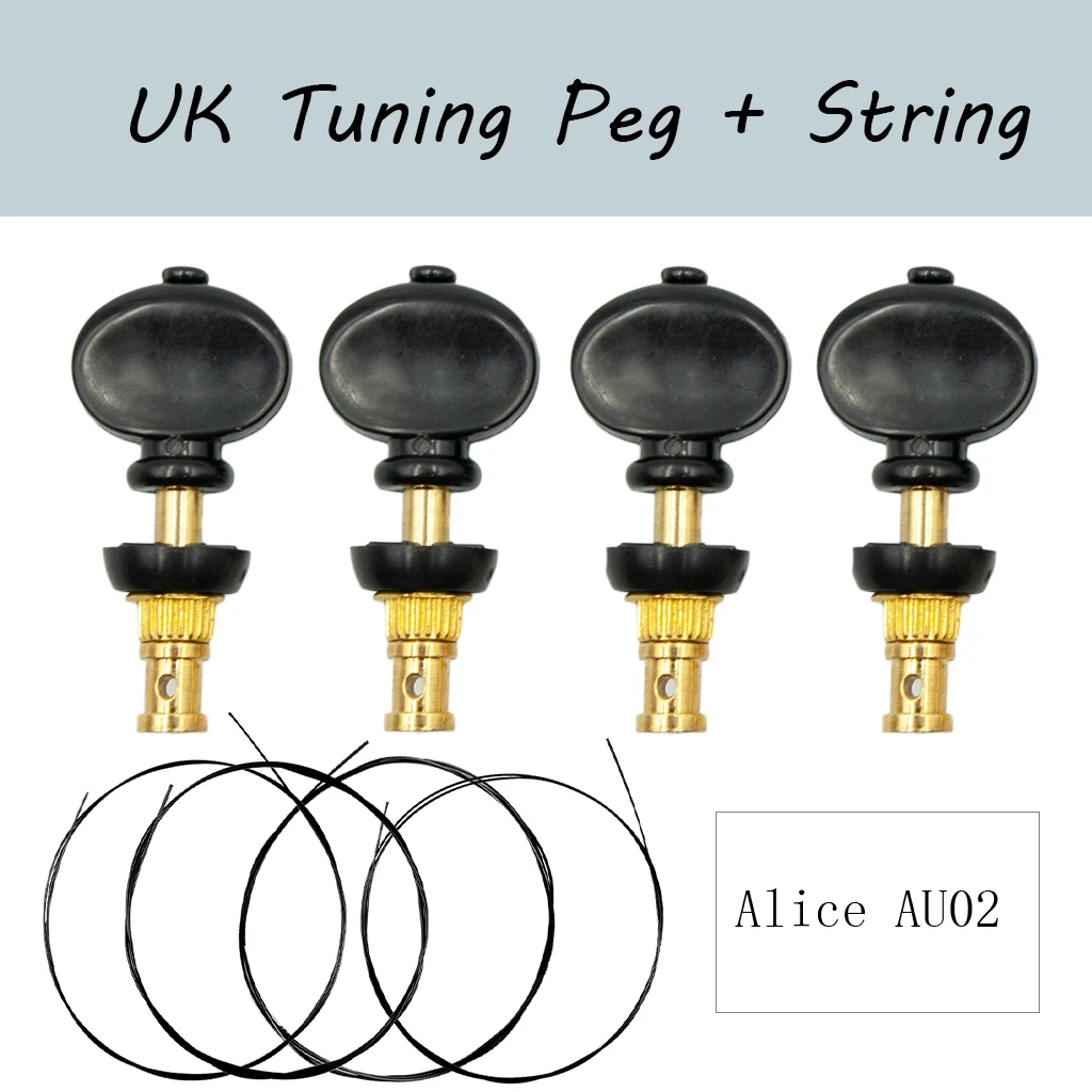 

2R2L Ukulele Tuning Pegs Pins With Free Alice AU02 Ukulele String