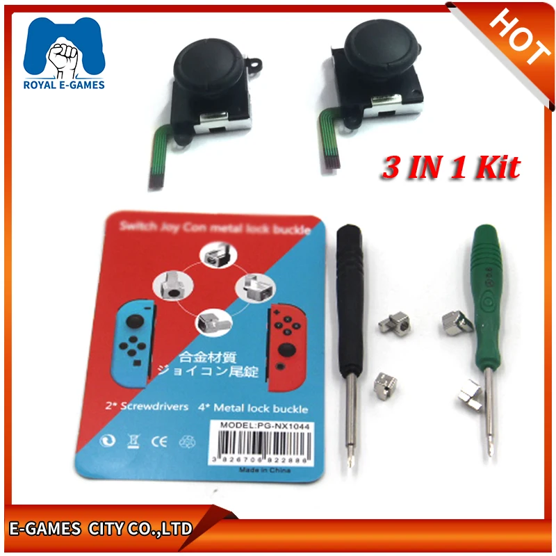 1 комплект металлических застежек набор инструментов для ремонта Nintend Switch NS Joy Con NX