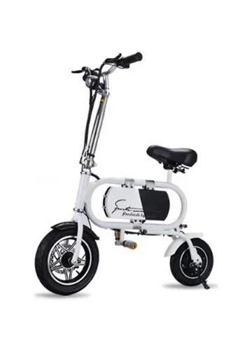 

T1 Smart Electric Bike, 36V 8A Lithium Battery 12 Inch Wheels, Aluminum Alloy + Magnesium Alloy Frame -White