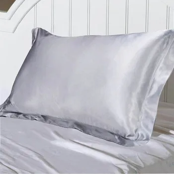 

48x74cm Pillowcase For Bed Pure Emulation Silk Satin Pillowcase Throw Single Pillow Covers Comfortable Pillow Cover