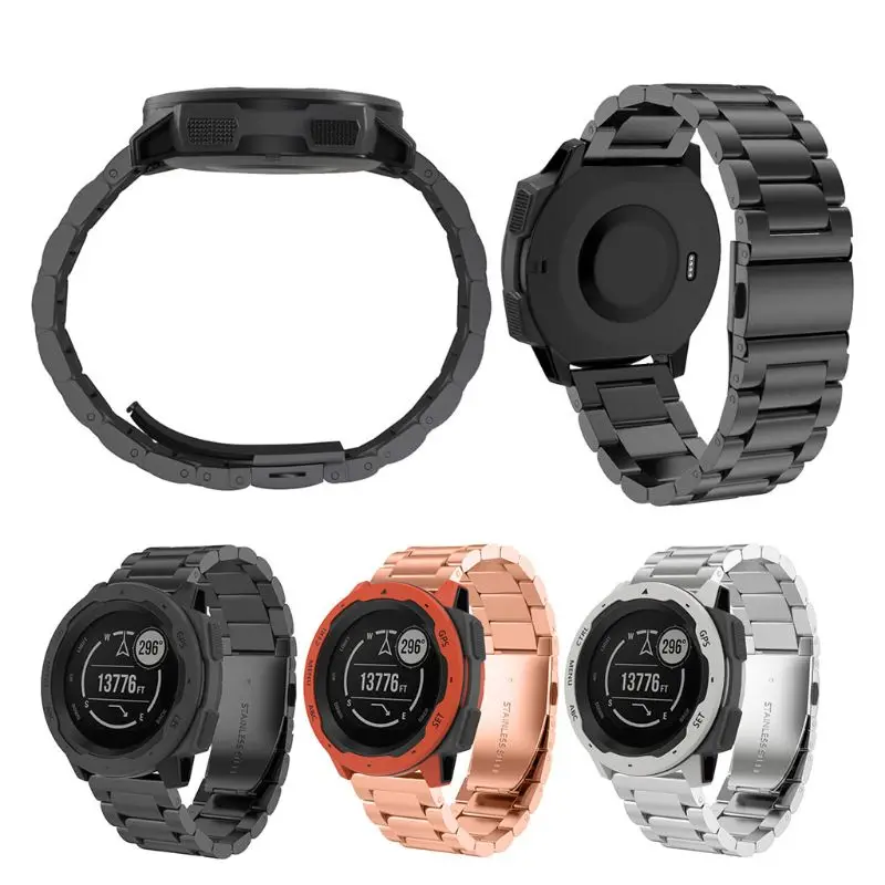 Наручный ремешок из нержавеющей стали для Garmin Fenix 6/Fenix 6 Pro комплект часов