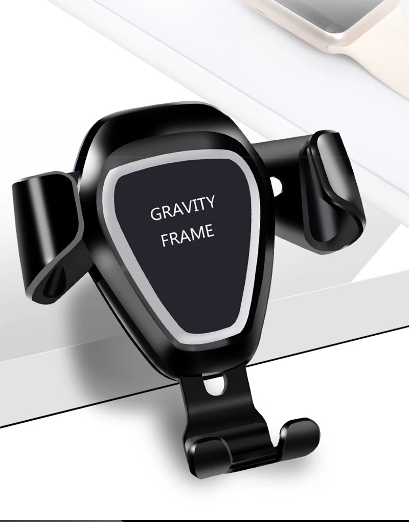 Car Phone Holder Gravity Bracket No Magnetic In Car Air Vent Mount Stand 360 Degree Adjustable Mobile Phone Support For Car Auto