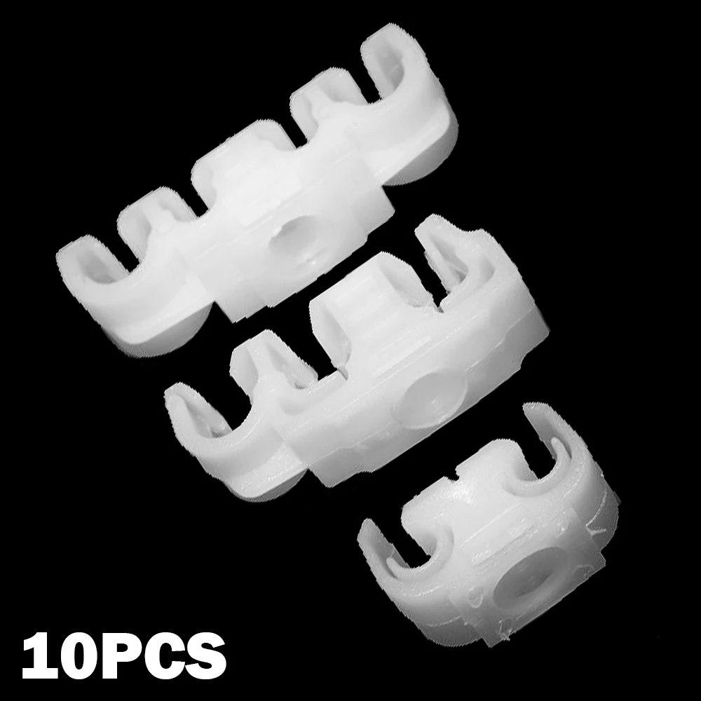 10x Chassis Tubing Fixed Line Clip Hooks Auto Brake Cable Bracket Pipe
