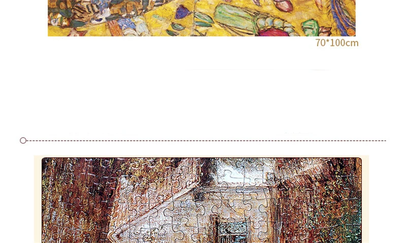 Paper 2000 pieces Adult Puzzle world famous painting Jigsaw puzzles Education toy gifts for children home decoration