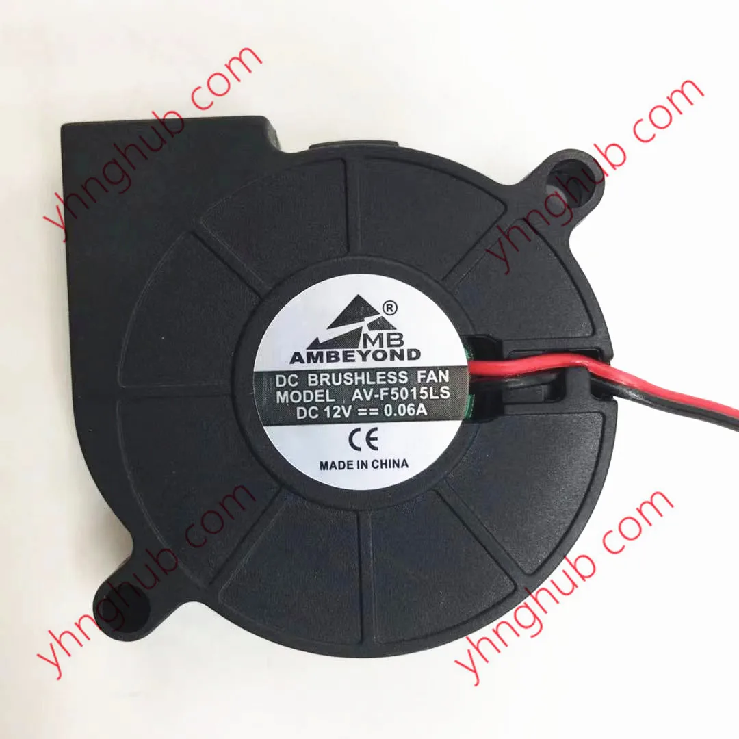 Фото AMBEYOND AV-F5015LS DC 12V 0.06A 50x50x15 мм 2-проводной вентилятор для сервера №1