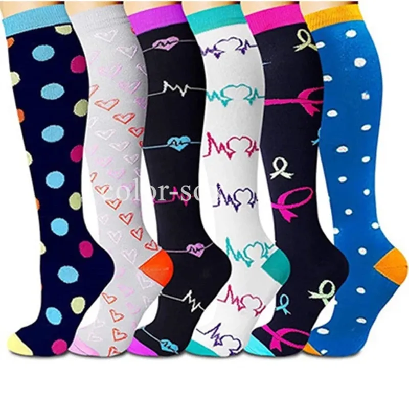 Knee Compress Socks Golf Socks Men Sport Socks Calf Socks Multi
