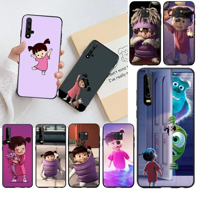 Мягкий силиконовый черный чехол для телефона PENGHUWAN girl от Monster inc Huawei P30 P20 lite Mate 20 Pro P