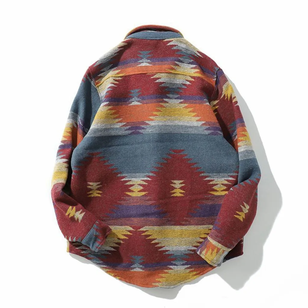 Модный мужской длинный в этническом стиле рукав Camisa Social Masculina Свободные повседневные рубашки пальто Топы Camisa Hawaiana Hombre Новинка